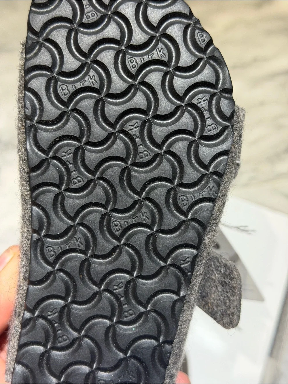 Birkenstock Arizona Kids Gray elk Buckle Sandals